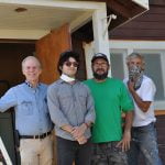 Volunteers repaint Little Red Schoolhouse