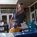 Voters drop off ballots at Temecula library