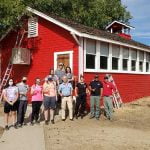 Little Red Schoolhouse painting is complete
