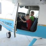 Family visits March Field Air Museum in honor of Veterans Day