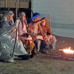 Anza Baptist Church presents outdoor living Nativity scenes for Christmas