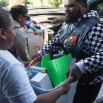 LA motorcycle groups drop off Christmas donations to Rose Again