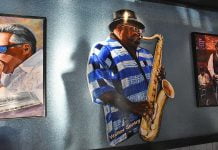 Old Town Blues Club adds saxophone player Walter Gentry to their Wall of Fame