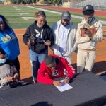 San Jacinto High School student athletes sign National Letters of Intent for college