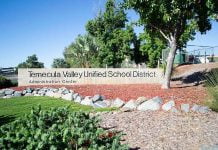 TVUSD board votes in favor of Amicus Brief for upcoming U.S. Supreme Court case Temecula Valley Unified School District sign