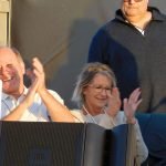 City honors retired Lake Elsinore city manager Grant Yates with extravaganza party at Storm Stadium