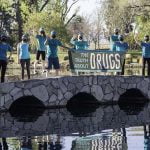 Golden Era running team against drugs joins Valley-Wide Recreation in Bunny Hop Run