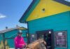 Equestrians visit Graffiti Coffee Shop