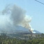 Blaze erupts near Cahuilla Indian Reservation in Anza I