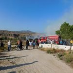Blaze burns on south end of Soboba Indian Reservation