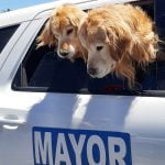 Mayor Max visits Anza Dairy Queen