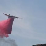 Firefighters battle brusher in unincorporated area of Southeast Hemet