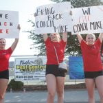 Murrieta cheerleaders protest firing of coach