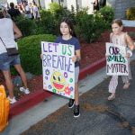 Students, parents rally for mask choice at TVUSD meeting