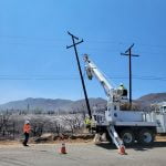 Anza Electric Cooperative responds to Rock Fire