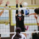 Southwestern League girls’ face off on volleyball courts