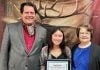 Temecula Valley Elks honor Isabella Medici for her drug awareness video