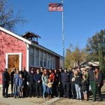Fire departments celebrate Thanksgiving at Anza’s Little Red Schoolhouse