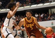 No. 24 USC tops San Diego State for Wooden Legacy title