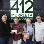 Murrieta 412 Church helps the planned Holocaust Educational Memorial with generous donation