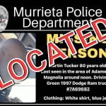 Missing 80-year-old Murrieta man with Dementia found