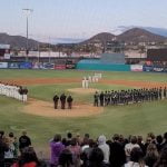 Southwestern League baseball triple-header hits Storm Stadium