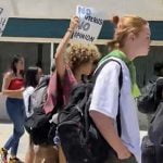 Chaparral students protest leaked Supreme Court Roe v. Wade decision
