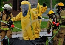 Hazmat team finishes work on rail car that leaked dangerous chemical