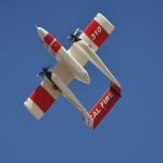 Cal Fire’s OV-10A Bronco 310 orbits the skies over wildfires