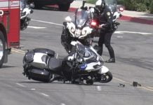 SDPD motorcycle sergeant injured in Temecula crash