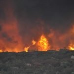 Fairview Fire flames lick mountains in the Anza area