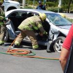 Five vehicles involved in Menifee crash leaves two in critical condition