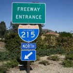 Person threatens to leap from overpass, prompting partial freeway closure