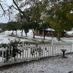 Anza experiences first snowfall of winter