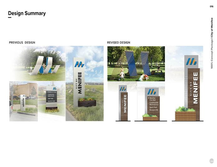 Menifee signage