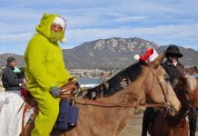 LRE equestrians celebrate with Christmas horseback ride
