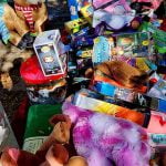 Children of US service members enjoy a special Christmas with Santa, loads of toys in Winchester