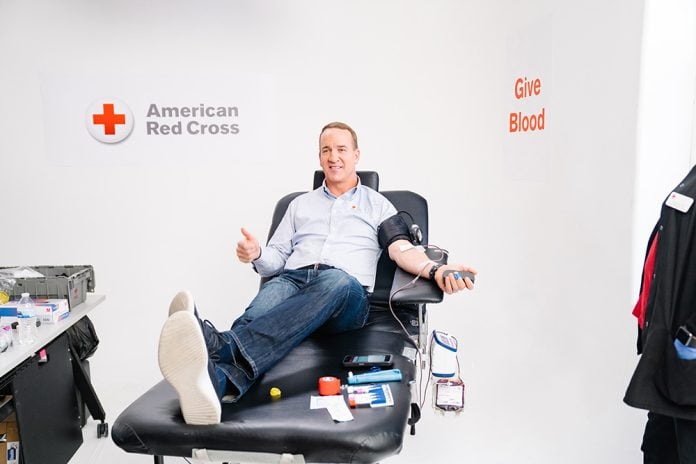 01-13-23-HEALTH-Red Cross, Peyton Manning team up for blood donations-Cphoto