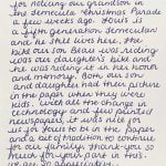 Kind words for staff photographer