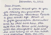 Kind words for staff photographer