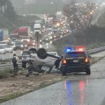 Rollover crash on Northbound I-15, at 79 South, causing delays