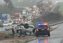 Rollover crash on Northbound I-15, at 79 South, causing delays