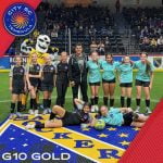 City SC plays halftime game on Sockers’ field