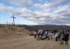 Aguanga hillside cross of lights heralds Easter sunrise service