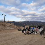 Aguanga hillside cross of lights heralds Easter sunrise service