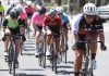 Cyclists race through the city at the Tour de Murrieta grand prix