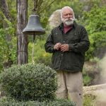 Cast members, local officials, civic groups and friends celebrate the Ramona Outdoor Play’s 100th anniversary with the ringing of the bells