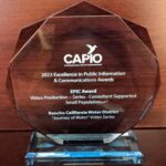 Rancho Water wins 2023 CAPIO Excellence in Public Information & Communications Award