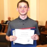 High school junior recognized for his citizenship and leadership qualities