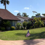 Flags fly throughout the city of Canyon Lake to honor service members